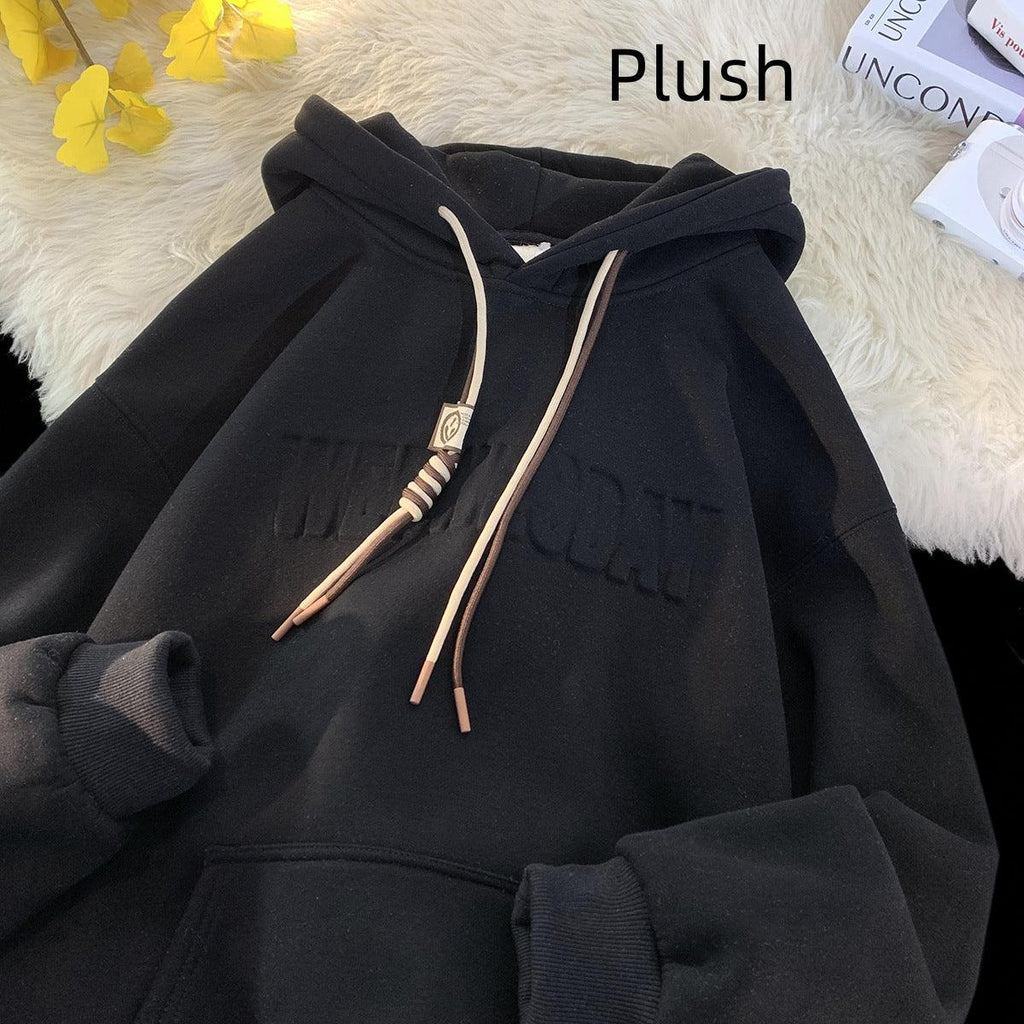 Heavy Sweater Men's Winter Fleece - lined Thickened - Amazitshop