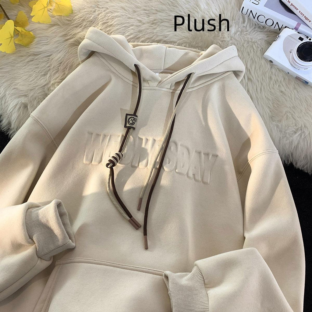 Heavy Sweater Men's Winter Fleece - lined Thickened - Amazitshop