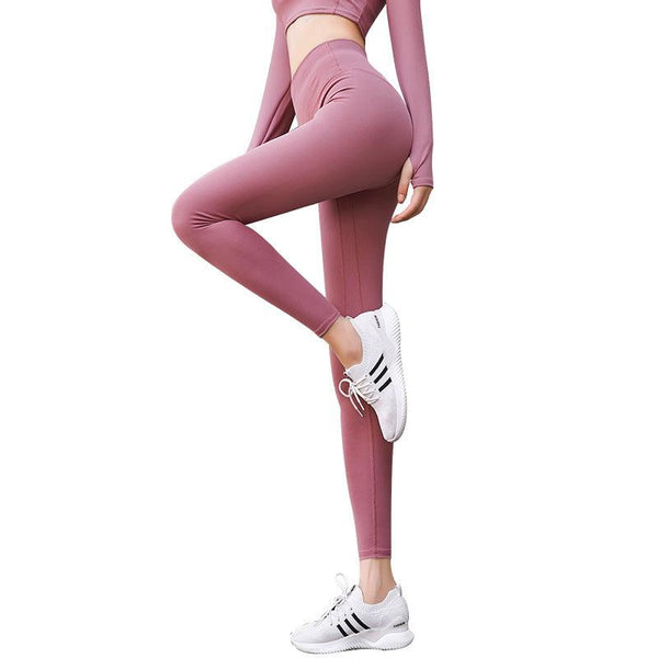 High Elastic Bottom Warm Butt Lift Yoga Pants For Running - Amazitshop