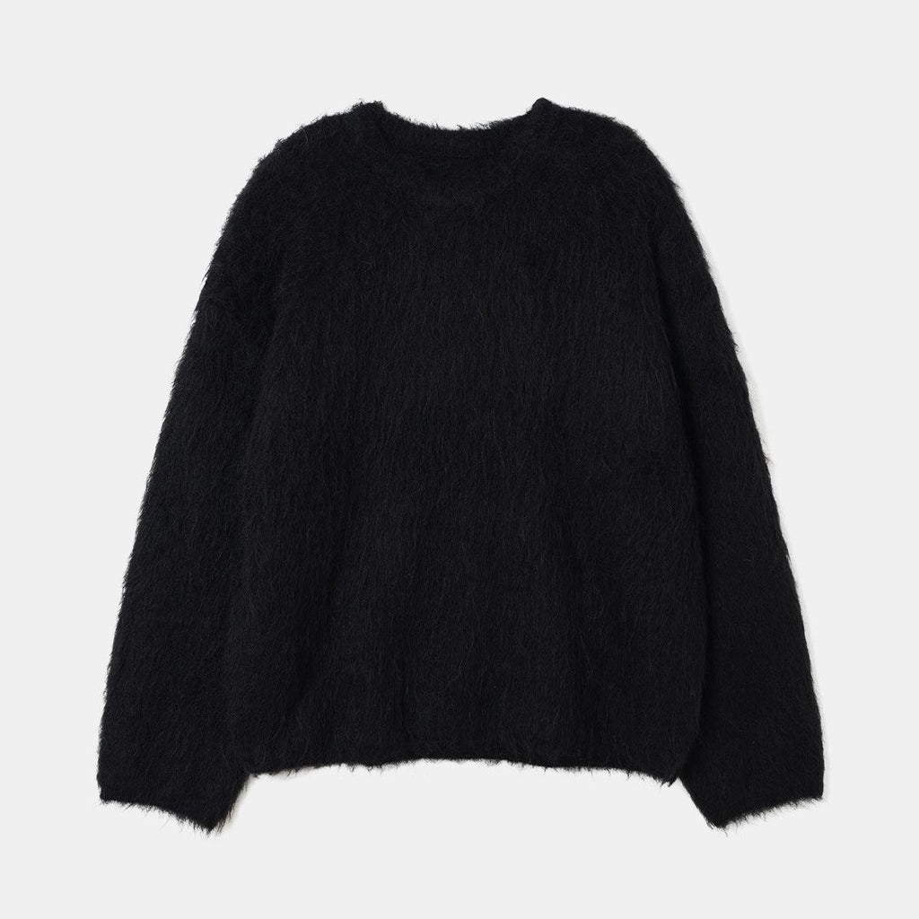 High - end Niche Alpaca Round Neck Wool Sweater - Amazitshop