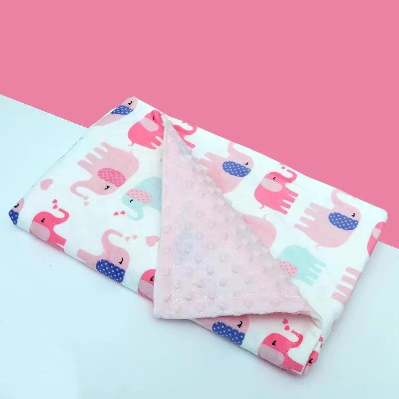 High Quality Baby Blanket Winter Flannel Fleece Flamingo Blanket Infant Swaddle Stroller Wrap For Newborn Baby Bedding Blankets - Amazitshop