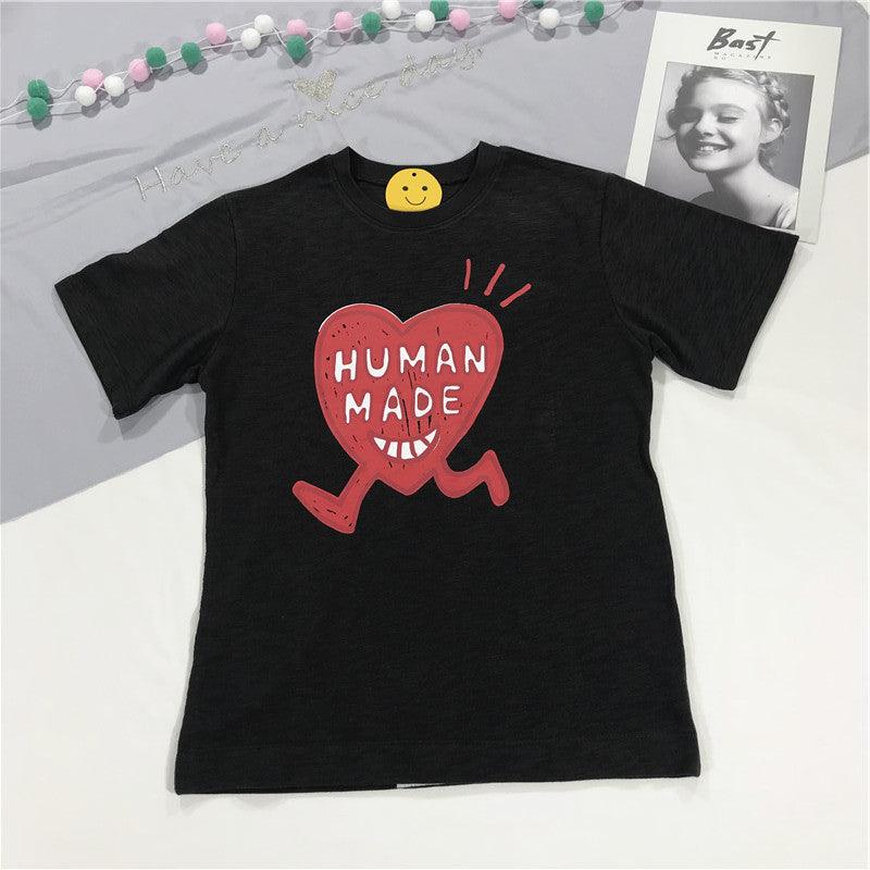 High Quality Women Bamboo Cotton T-Shirts Summer Black White Loose Tee Shirt Tops Short Sleeve Letters Printed Fashion Tshirts - Amazitshop