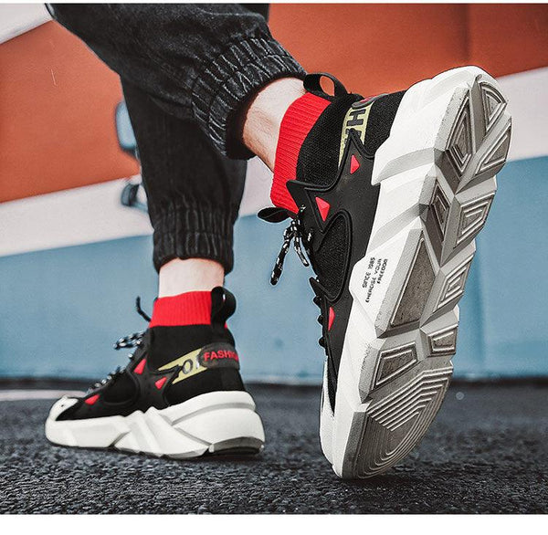 High - Top Socks Mouth Old Shoes Men - Amazitshop