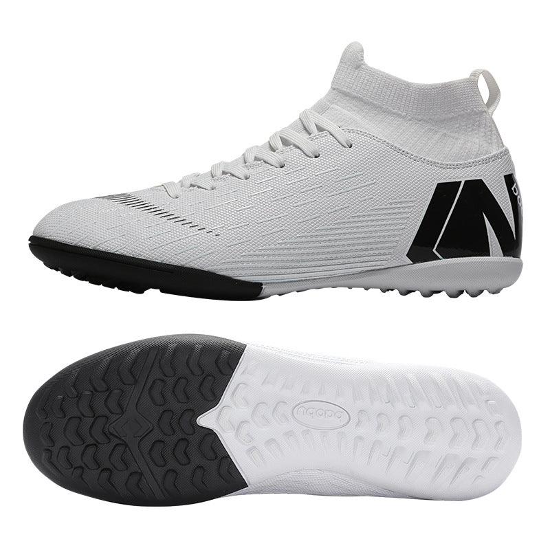 High Top White Football Shoes For Men And Women - Amazitshop