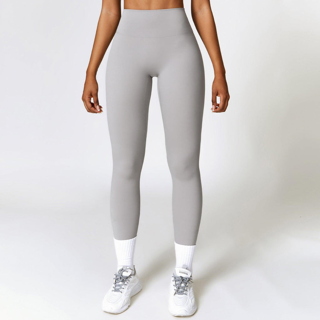 High Waist Hip Lift Brushed Yoga Pants Women's Fitness Pants - Amazitshop