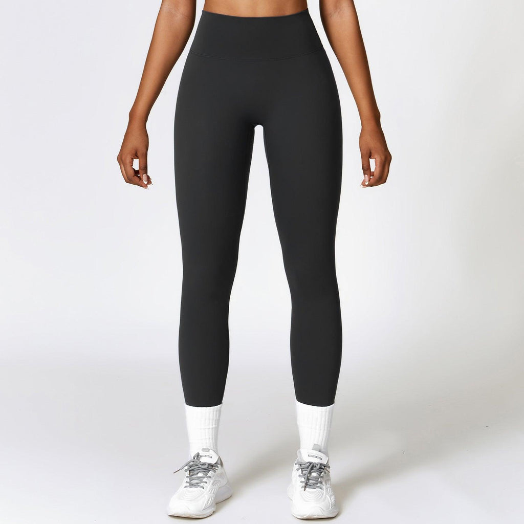 High Waist Hip Lift Brushed Yoga Pants Women's Fitness Pants - Amazitshop
