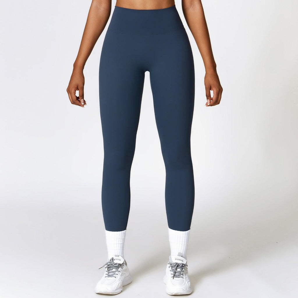 High Waist Hip Lift Brushed Yoga Pants Women's Fitness Pants - Amazitshop