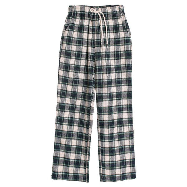 High waist plaid pants - Amazitshop