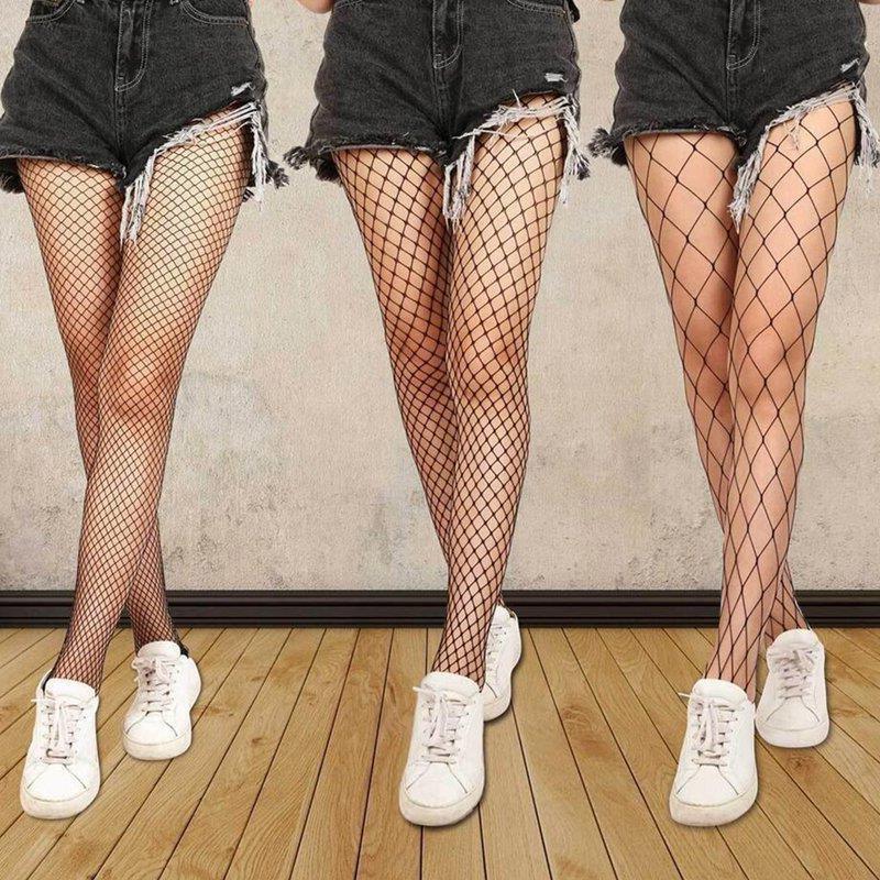 Hollow Out Pantyhose Women Stockings Club Party Hosiery Mesh - Amazitshop