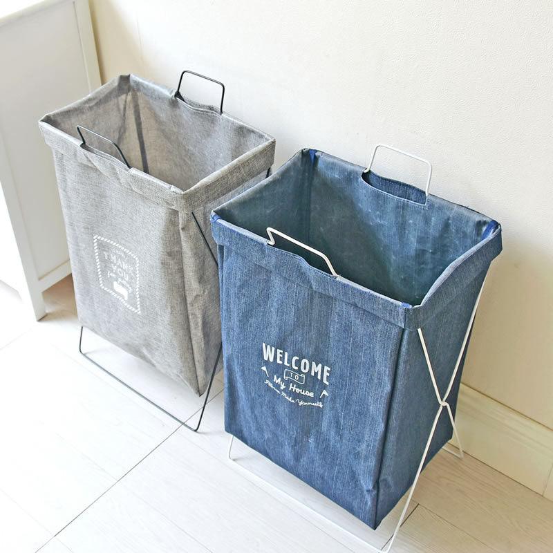 Home Clothes Organization Storage Basket Bathroom Waterproof - Amazitshop