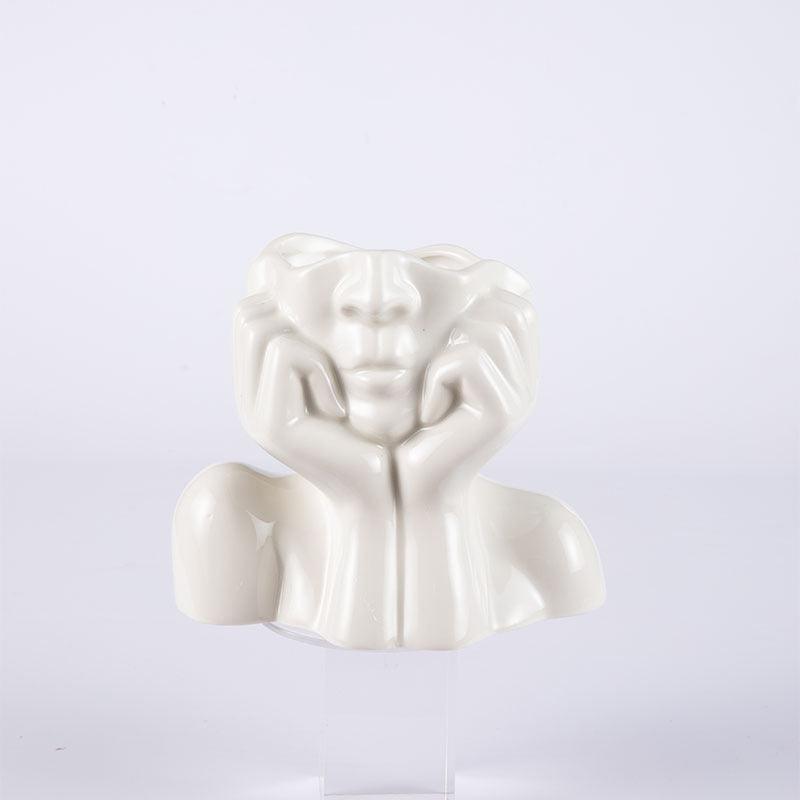 Home Decor Ceramic Vases Flower Vase Sculpture Crafts - Amazitshop