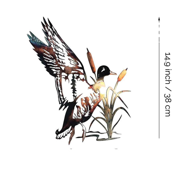 Home Decor Mallard Alloy Wall Art - Amazitshop