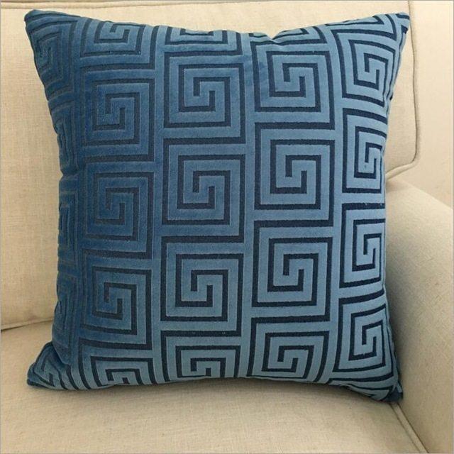 Home Decorative Sofa Throw Pillows Flannel Cushion Cover - Amazitshop