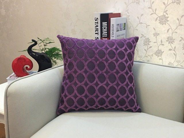 Home Decorative Sofa Throw Pillows Flannel Cushion Cover - Amazitshop
