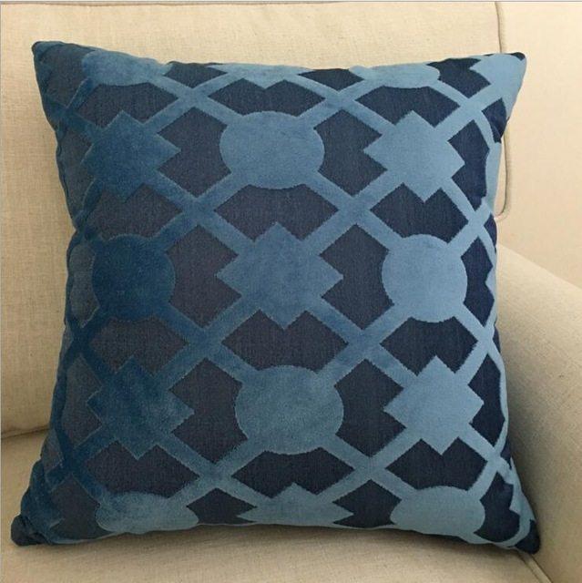 Home Decorative Sofa Throw Pillows Flannel Cushion Cover - Amazitshop
