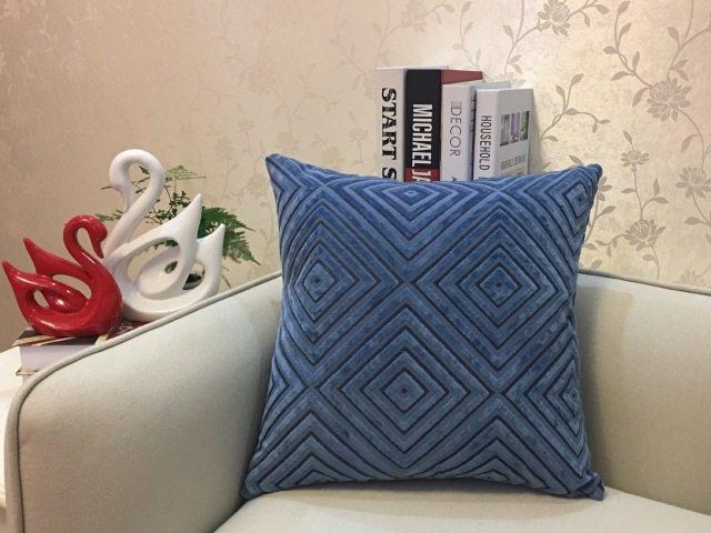 Home Decorative Sofa Throw Pillows Flannel Cushion Cover - Amazitshop