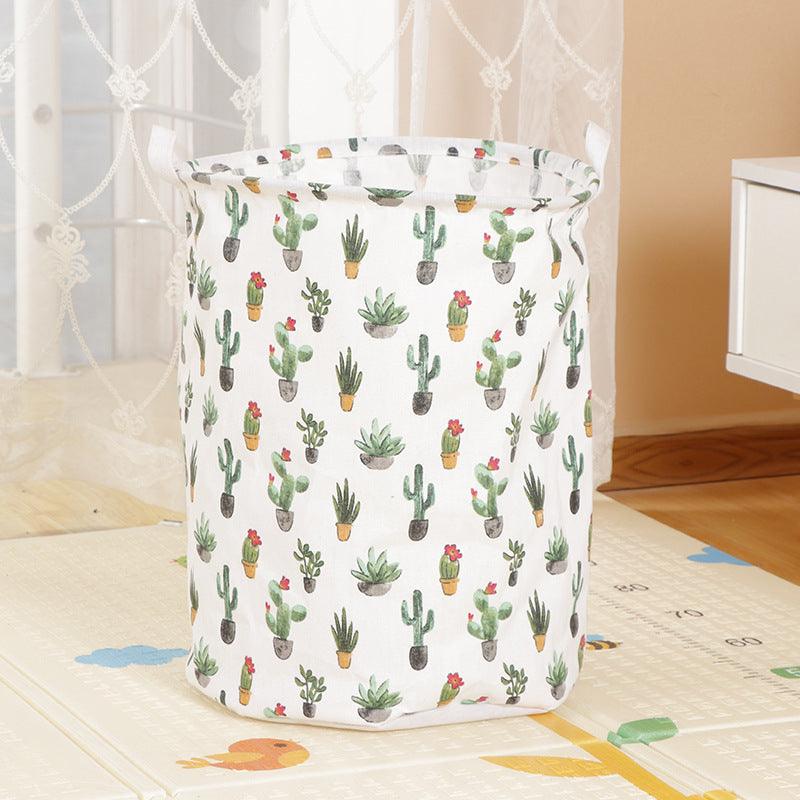 Home Fabric Folding Storage Dirty Laundry Basket - Amazitshop