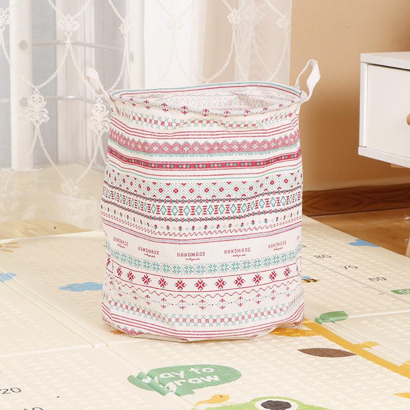 Home Fabric Folding Storage Dirty Laundry Basket - Amazitshop