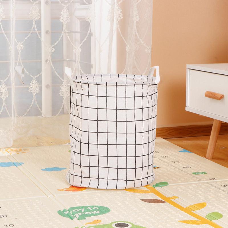 Home Fabric Folding Storage Dirty Laundry Basket - Amazitshop