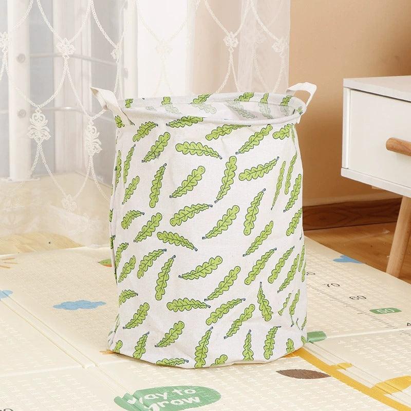 Home Fabric Folding Storage Dirty Laundry Basket - Amazitshop
