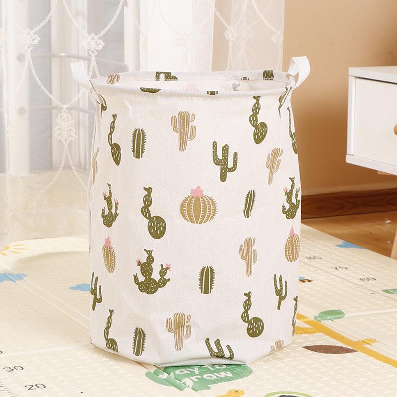 Home Fabric Folding Storage Dirty Laundry Basket - Amazitshop