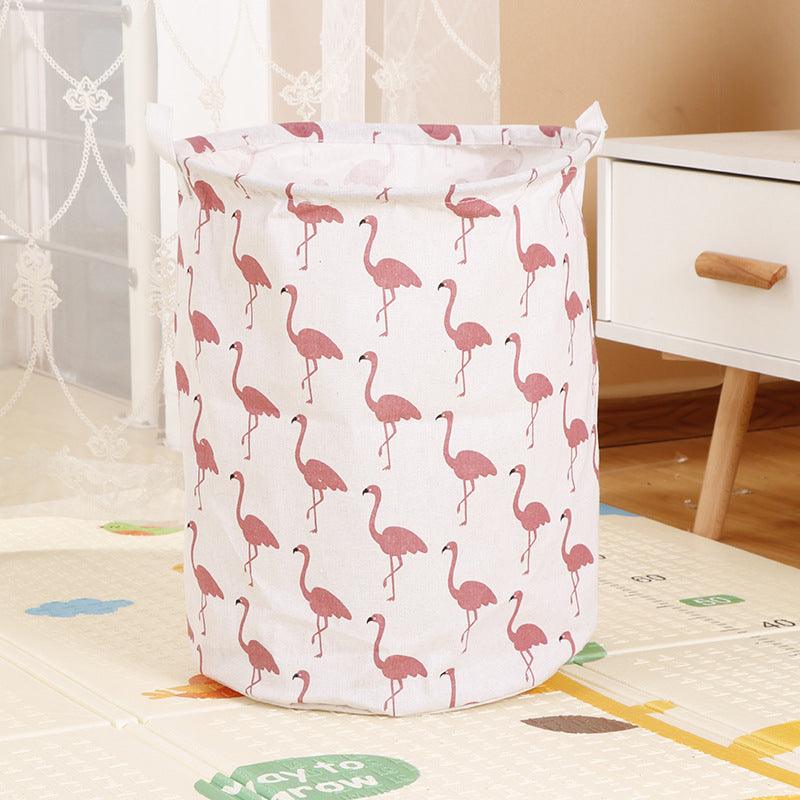 Home Fabric Folding Storage Dirty Laundry Basket - Amazitshop