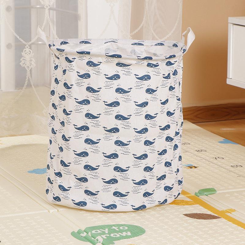 Home Fabric Folding Storage Dirty Laundry Basket - Amazitshop