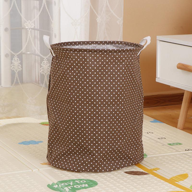 Home Fabric Folding Storage Dirty Laundry Basket - Amazitshop