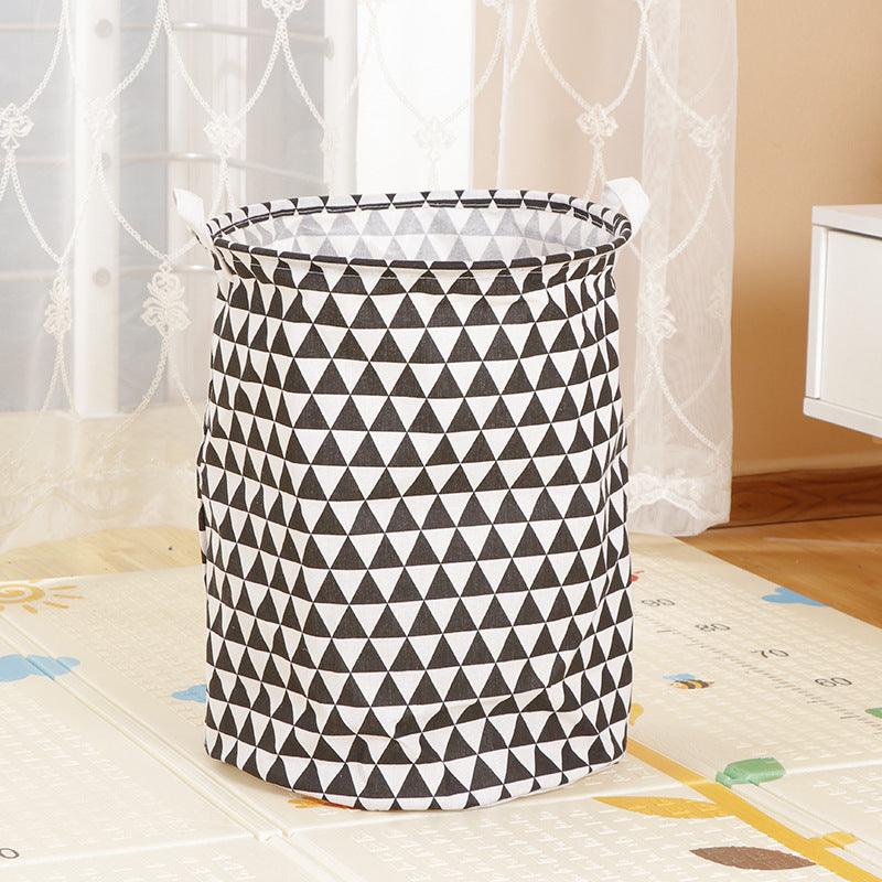 Home Fabric Folding Storage Dirty Laundry Basket - Amazitshop