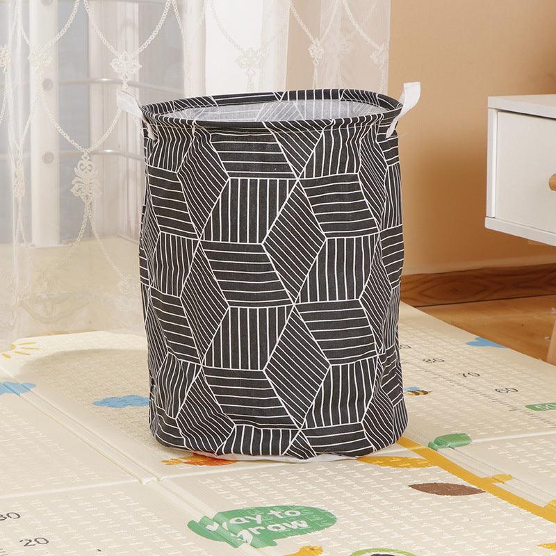 Home Fabric Folding Storage Dirty Laundry Basket - Amazitshop