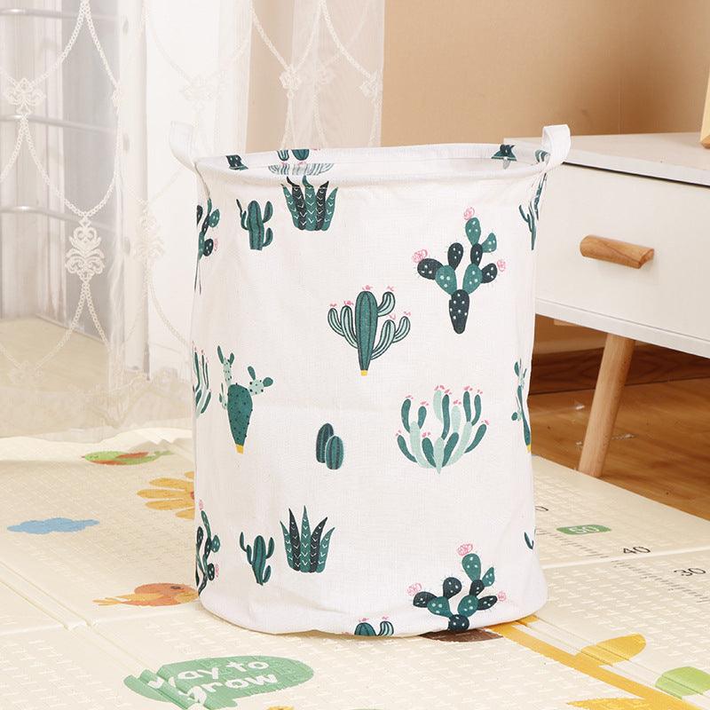 Home Fabric Folding Storage Dirty Laundry Basket - Amazitshop