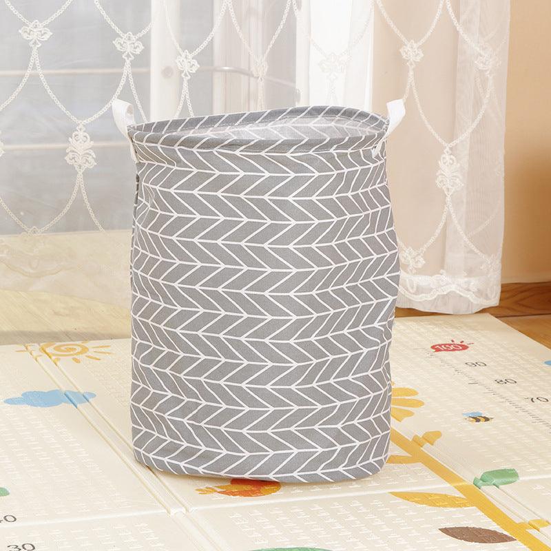 Home Fabric Folding Storage Dirty Laundry Basket - Amazitshop
