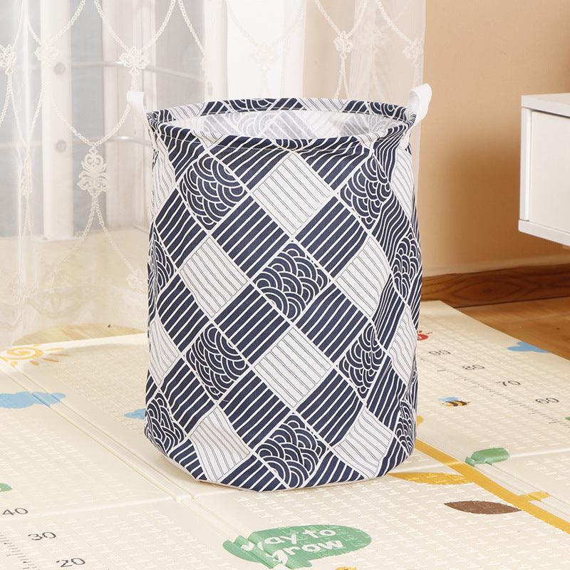 Home Fabric Folding Storage Dirty Laundry Basket - Amazitshop