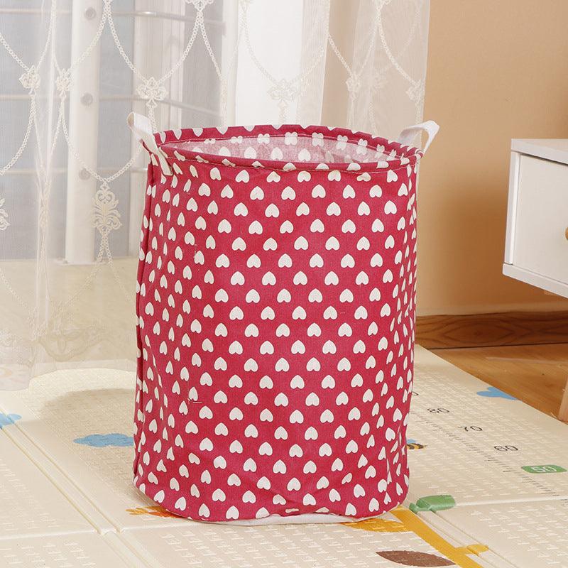 Home Fabric Folding Storage Dirty Laundry Basket - Amazitshop