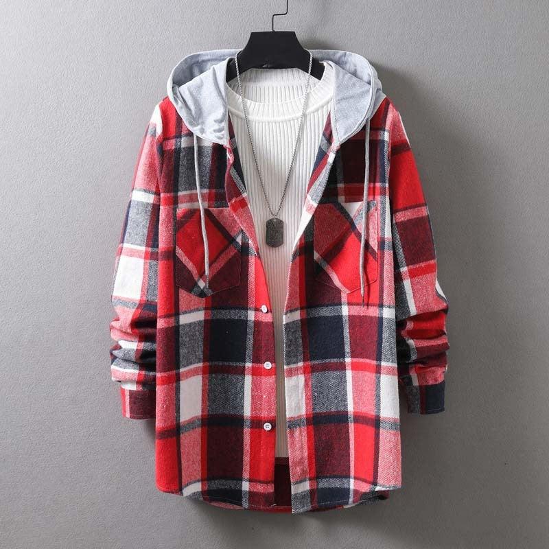 Hooded Casual Loose Fitting Sweater - Amazitshop
