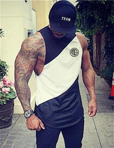 Hooded Mens Bodybuilding Tank - Amazitshop