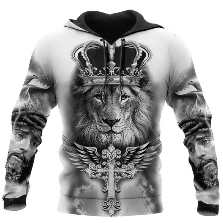 Hoodies For Men Cool Animal - print Street - Amazitshop