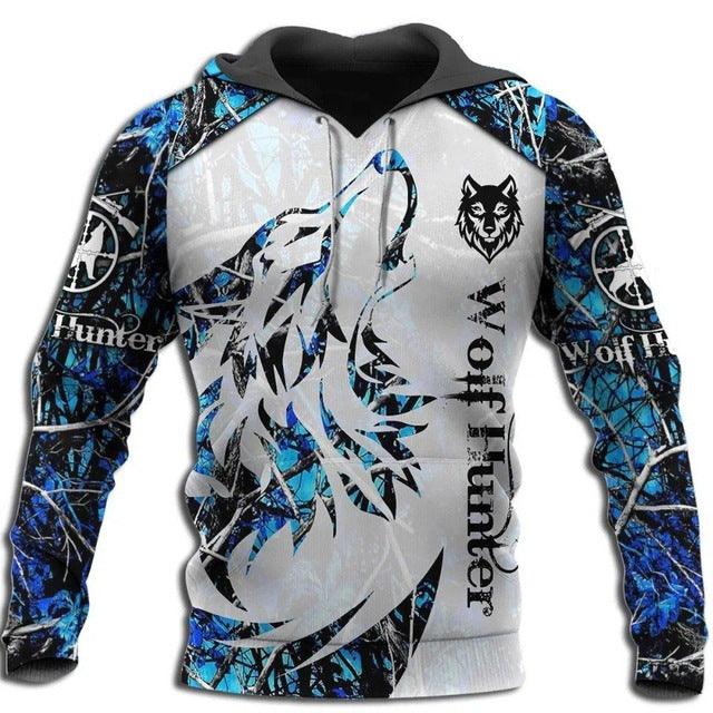 Hoodies For Men Cool Animal - print Street - Amazitshop