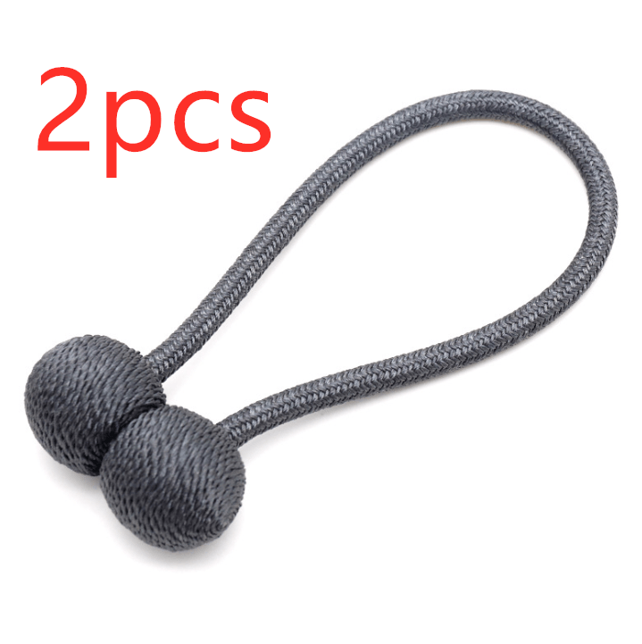 Hooked Dormitory Magnets Free Punching Lace Storage Straps Curtains with magnet buckles curtains fixed clip free - Amazitshop