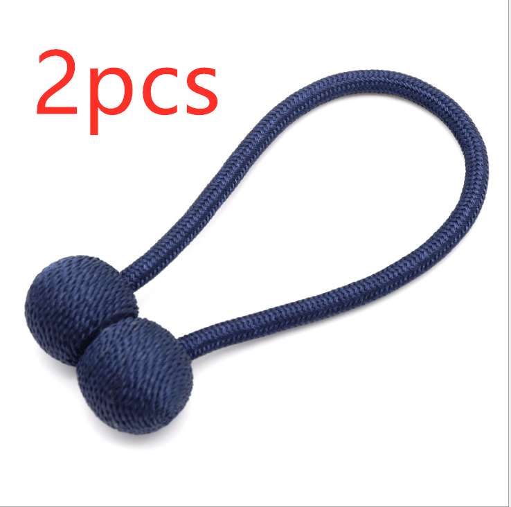 Hooked Dormitory Magnets Free Punching Lace Storage Straps Curtains with magnet buckles curtains fixed clip free - Amazitshop