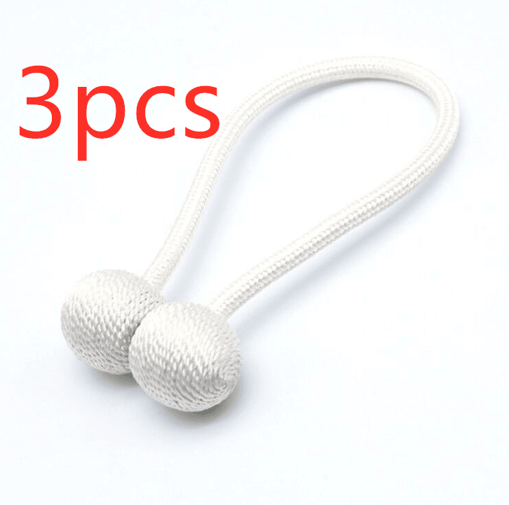 Hooked Dormitory Magnets Free Punching Lace Storage Straps Curtains with magnet buckles curtains fixed clip free - Amazitshop