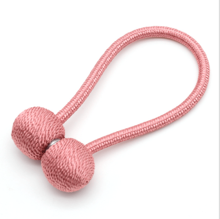 Hooked Dormitory Magnets Free Punching Lace Storage Straps Curtains with magnet buckles curtains fixed clip free - Amazitshop