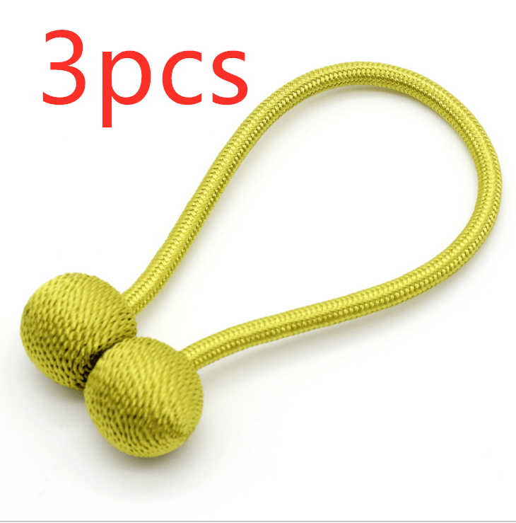 Hooked Dormitory Magnets Free Punching Lace Storage Straps Curtains with magnet buckles curtains fixed clip free - Amazitshop