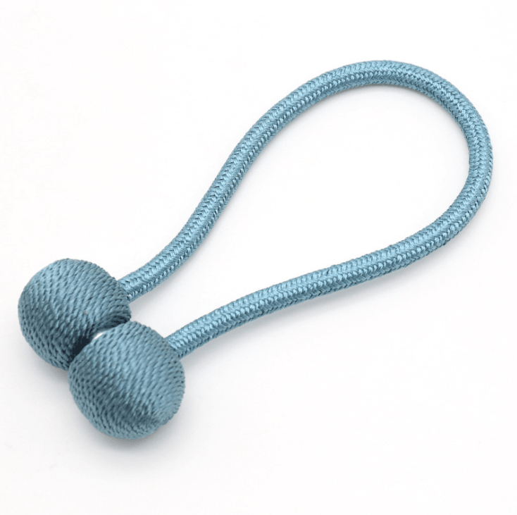 Hooked Dormitory Magnets Free Punching Lace Storage Straps Curtains with magnet buckles curtains fixed clip free - Amazitshop