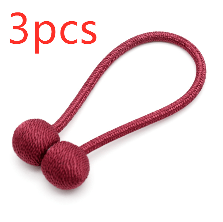 Hooked Dormitory Magnets Free Punching Lace Storage Straps Curtains with magnet buckles curtains fixed clip free - Amazitshop