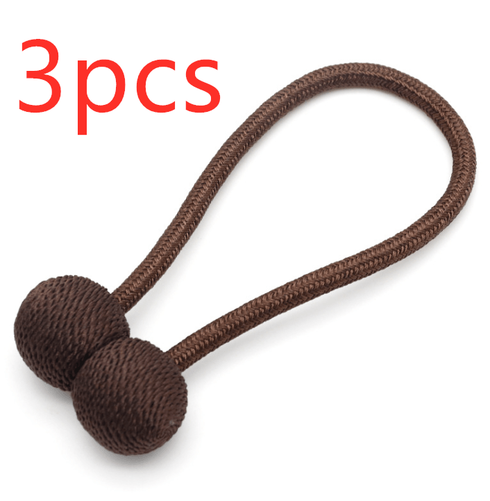 Hooked Dormitory Magnets Free Punching Lace Storage Straps Curtains with magnet buckles curtains fixed clip free - Amazitshop