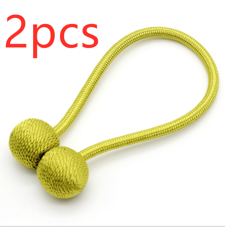 Hooked Dormitory Magnets Free Punching Lace Storage Straps Curtains with magnet buckles curtains fixed clip free - Amazitshop