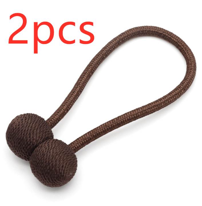 Hooked Dormitory Magnets Free Punching Lace Storage Straps Curtains with magnet buckles curtains fixed clip free - Amazitshop