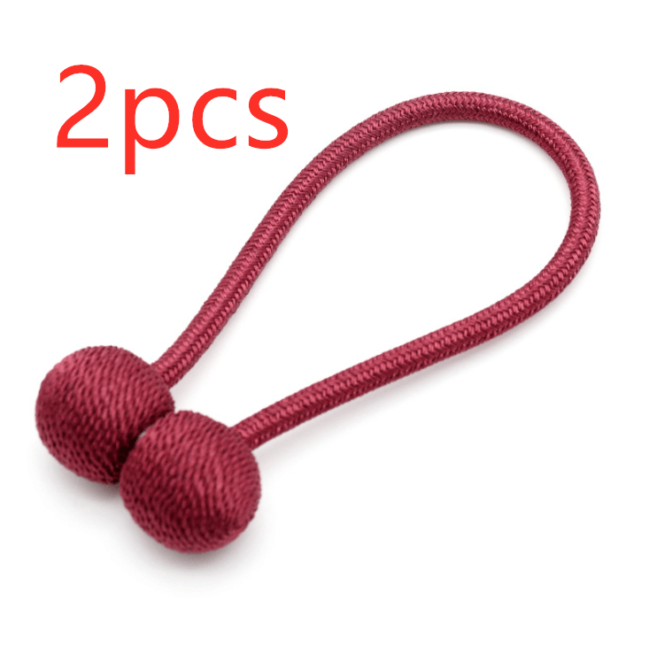 Hooked Dormitory Magnets Free Punching Lace Storage Straps Curtains with magnet buckles curtains fixed clip free - Amazitshop