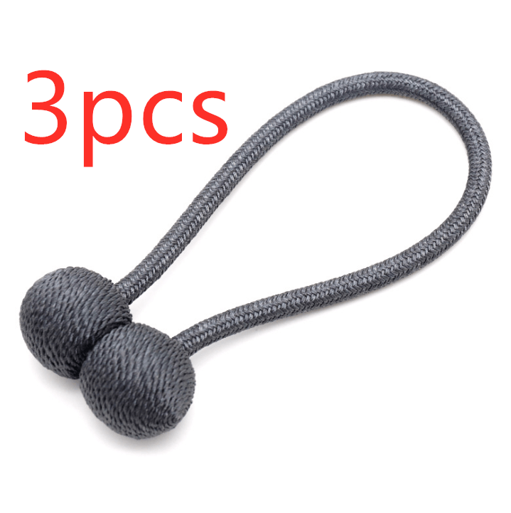 Hooked Dormitory Magnets Free Punching Lace Storage Straps Curtains with magnet buckles curtains fixed clip free - Amazitshop